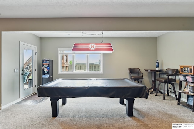 235 N 10th Ave, Springfield, NE 68059 - playroom featuring carpet flooring, billiards, and baseboards