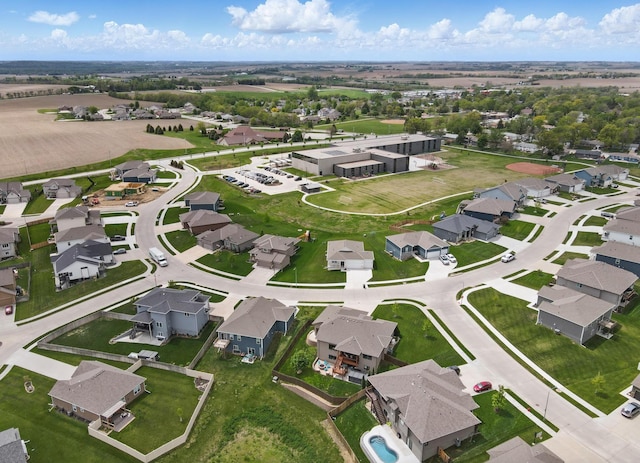235 N 10th Ave, Springfield, NE 68059 - aerial view of property's location with nearby suburban area