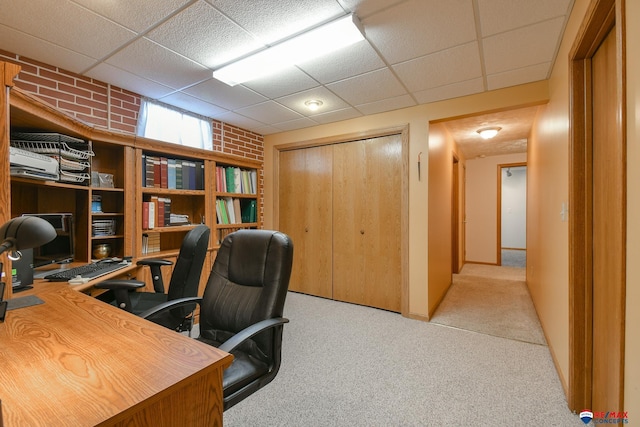 1405 Euclid St, Ashland, NE 68003 - office space featuring a drop ceiling and carpet floors
