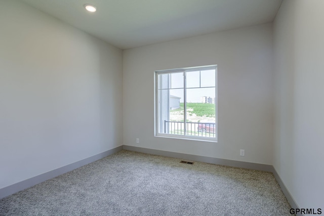 20145 S St, Omaha, NE 68135 - empty room featuring carpet flooring, baseboards, and recessed lighting