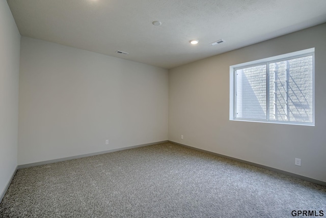 20145 S St, Omaha, NE 68135 - carpeted spare room featuring baseboards and recessed lighting