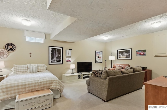 5818 S 159th St, Omaha, NE 68135 - bedroom with a textured ceiling and carpet