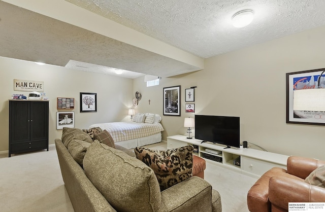 5818 S 159th St, Omaha, NE 68135 - bedroom with carpet flooring, a textured ceiling, and baseboards
