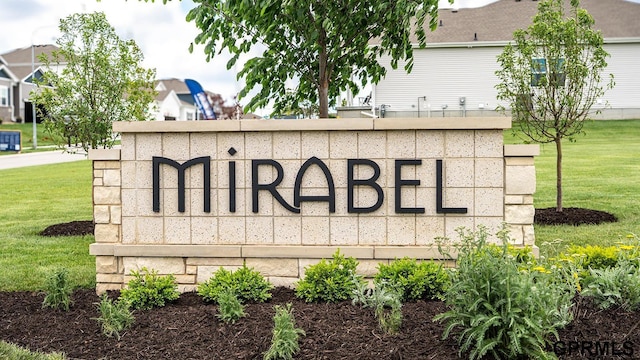 8417 S 176th Ave, Omaha, NE 68137 - community / neighborhood sign featuring a yard