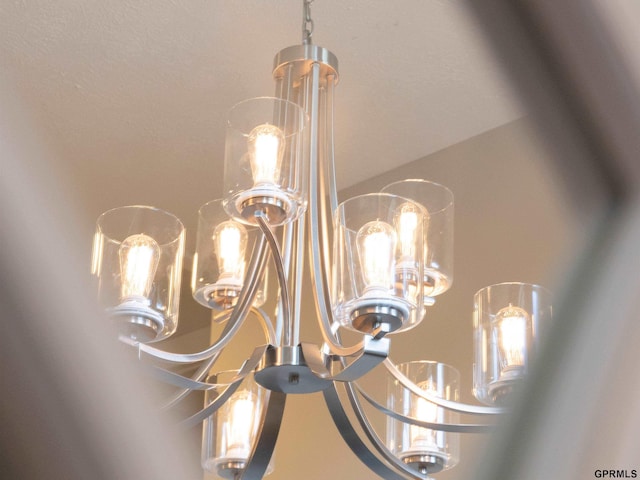 15218 Vane St, Bennington, NE 68007 - detailed view of a chandelier