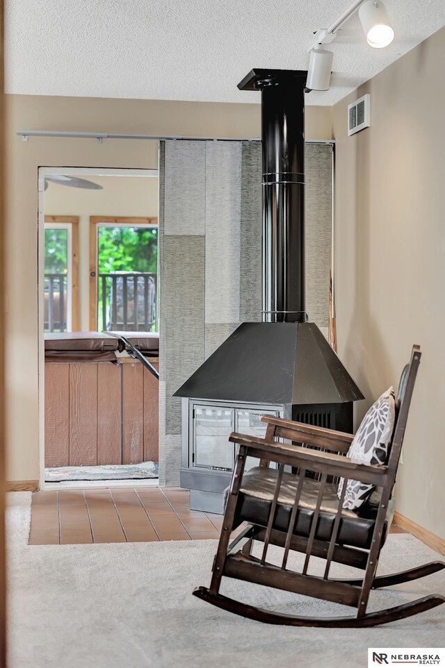 7105 W Davey Rd, Raymond, NE 68428 - dining space with a textured ceiling