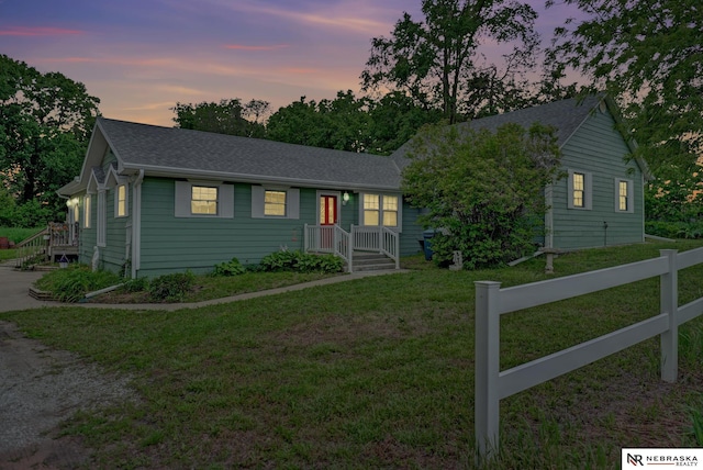 7105 W Davey Rd, Raymond, NE 68428 - ranch-style house featuring roof with shingles