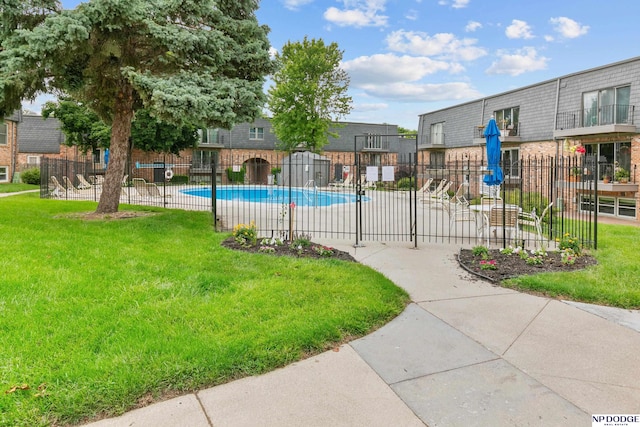 12726 Gail Plz Unit 107, Omaha, NE 68137 - view of community pool