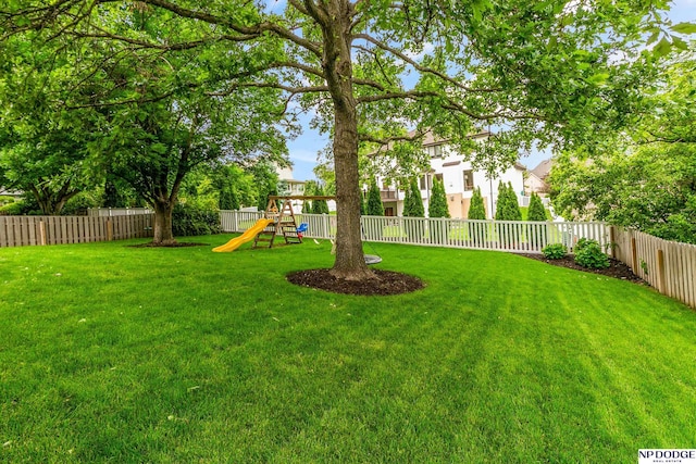 17310 I St, Omaha, NE 68135 - view of yard featuring a playground