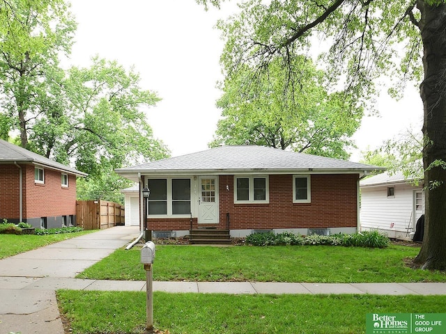 1609 N 71st St, Lincoln, NE 68505 - view of front of property with entry steps and brick siding