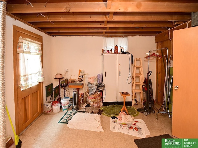 1609 N 71st St, Lincoln, NE 68505 - basement with tile patterned floors