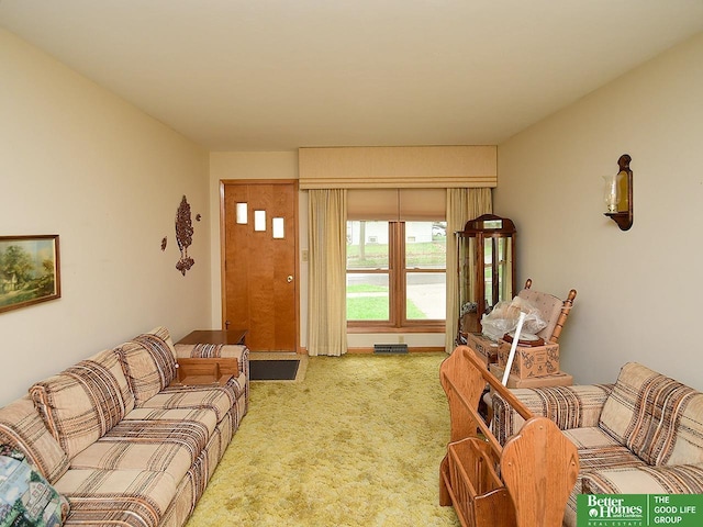 1609 N 71st St, Lincoln, NE 68505 - living room featuring carpet