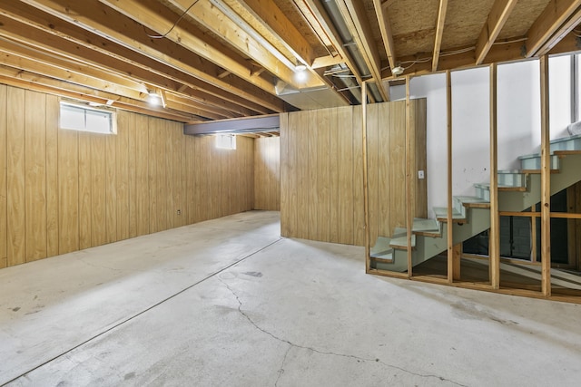 10103 S 11th St, Bellevue, NE 68123 - below grade area with stairway