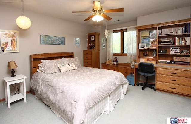 2600 Evergreen Cir, Beatrice, NE 68310 - bedroom with light colored carpet and a desk