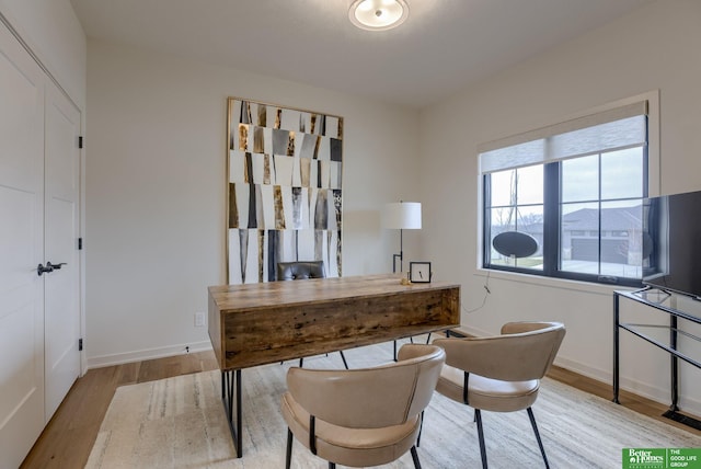 3639 S 218th Ave, Elkhorn, NE 68022 - office space featuring wood finished floors and baseboards
