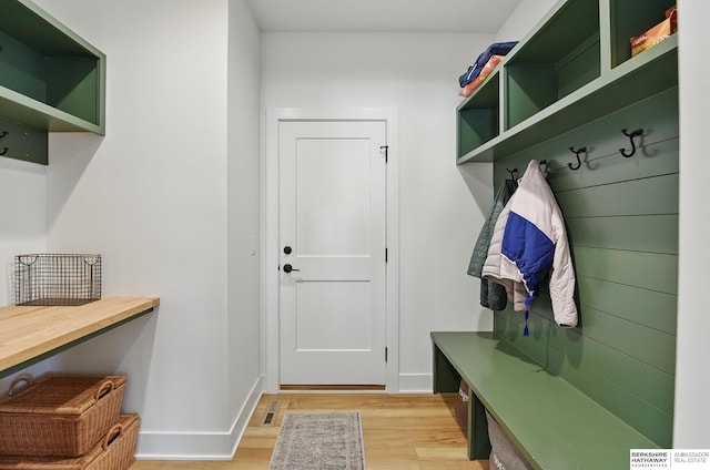 11065 N 171st St, Bennington, NE 68007 - mudroom with light wood-style floors and baseboards