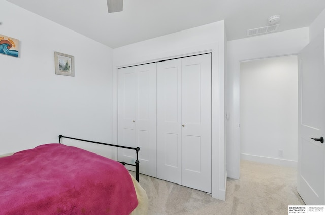 11065 N 171st St, Bennington, NE 68007 - bedroom with light colored carpet, baseboards, and a closet