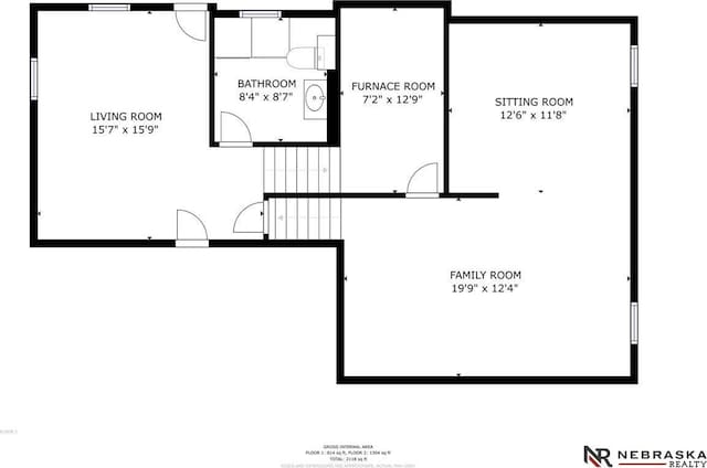 8261 Stephanie Ln, Bellevue, NE 68147 - property floor plan