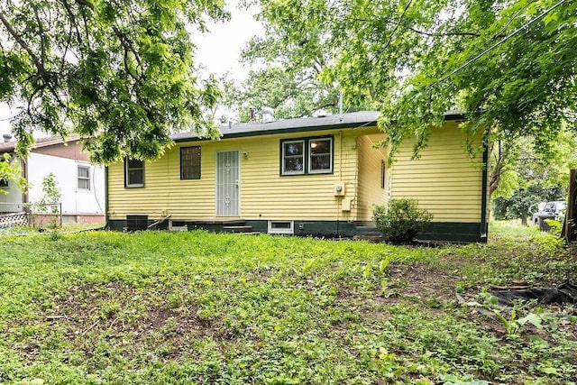 4518 Redick Ave, Omaha, NE 68152 - back of house featuring central AC unit