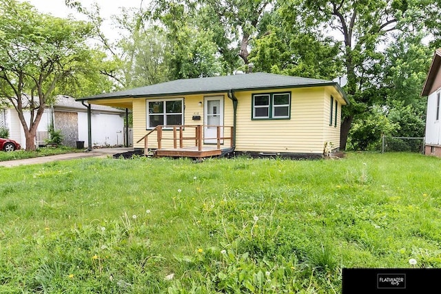 4518 Redick Ave, Omaha, NE 68152 - view of front of property featuring a deck