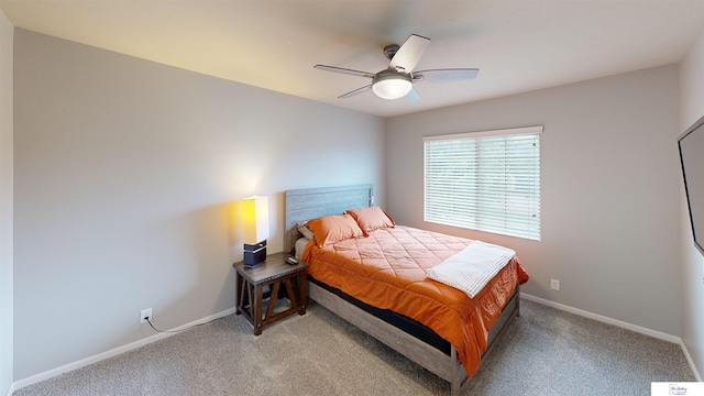 1609 N 208th St, Elkhorn, NE 68022 - bedroom featuring carpet flooring, baseboards, and a ceiling fan