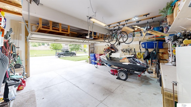 1609 N 208th St, Elkhorn, NE 68022 - garage featuring a garage door opener
