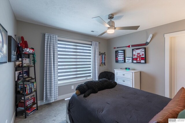 2203 N 188th Ave, Elkhorn, NE 68022 - bedroom with baseboards, wood finished floors, and ceiling fan