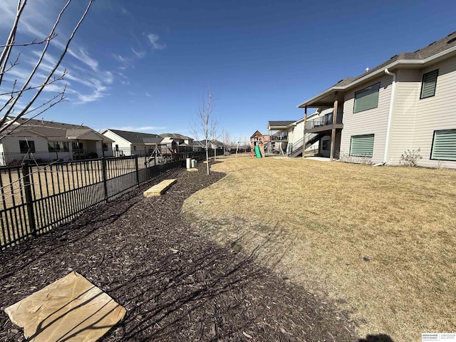 3938 S 207th St, Elkhorn, NE 68022 - view of yard featuring a playground and a residential view