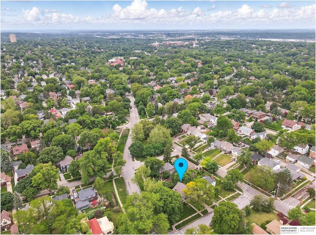 5119 Hamilton St, Omaha, NE 68132 - aerial perspective of suburban area