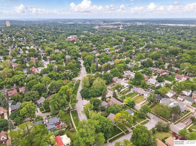 5119 Hamilton St, Omaha, NE 68132 - aerial perspective of suburban area