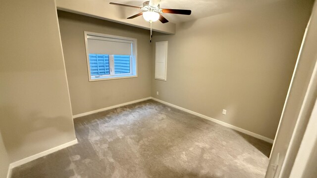 12667 161st Ave, Bennington, NE 68007 - carpeted empty room featuring ceiling fan and baseboards