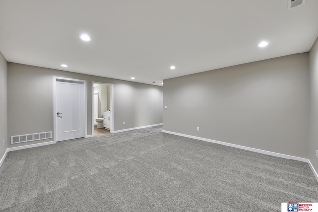 350 N 105th St, Lincoln, NE 68527 - unfurnished room featuring recessed lighting, carpet flooring, and baseboards