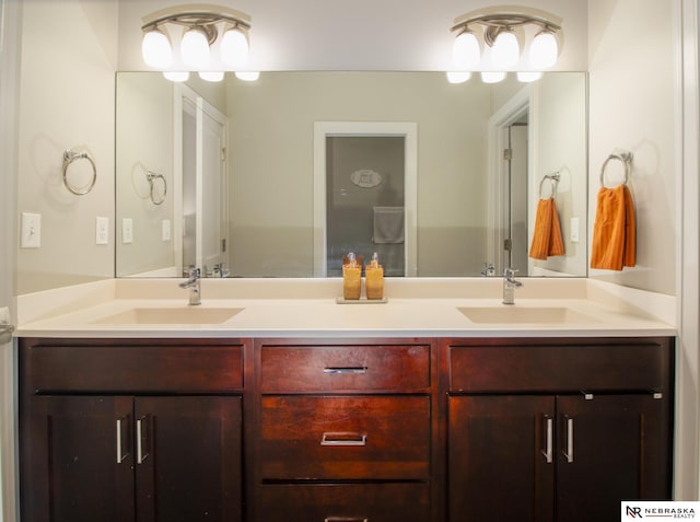 7316 Gerald Ave, Lincoln, NE 68516 - bathroom with double vanity