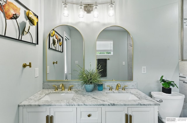 5135 N 159th Cir, Omaha, NE 68116 - bathroom featuring toilet and double vanity