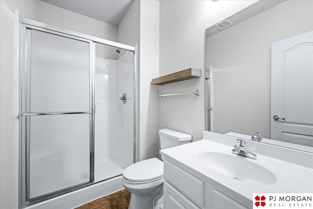 6713 N 148th St, Omaha, NE 68116 - full bathroom featuring a stall shower and vanity