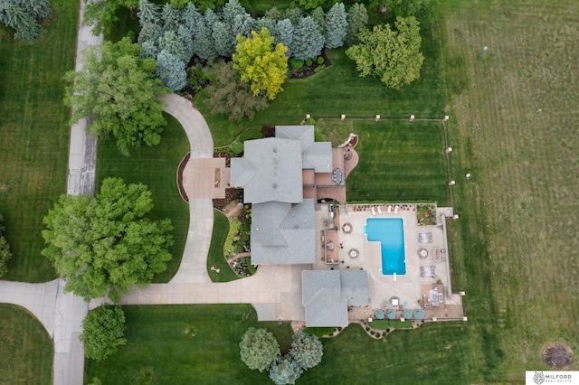 4725 S 184th Plz, Omaha, NE 68135 - aerial overview of property's location featuring a pool area