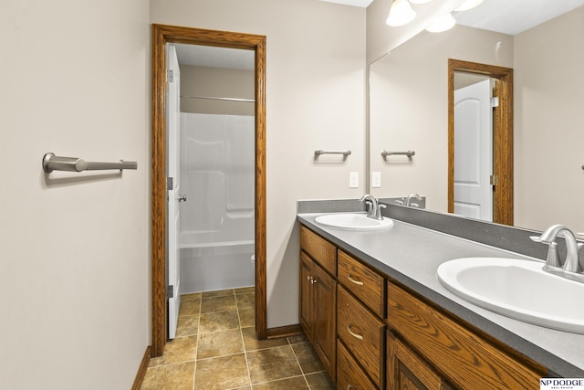 19677 Lamont St, Omaha, NE 68130 - bathroom featuring double vanity