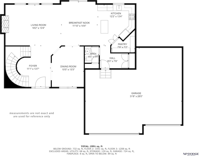 19677 Lamont St, Omaha, NE 68130 - home floor plan