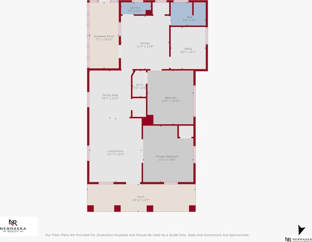6633 Platte Ave, Lincoln, NE 68507 - property floor plan