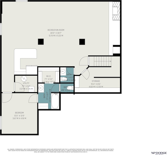 7409 N 160th St, Bennington, NE 68007 - home floor plan