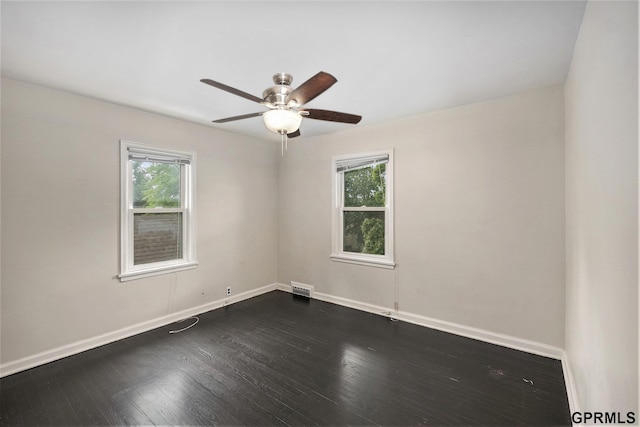 3519 N 53rd St, Omaha, NE 68104 - unfurnished room featuring plenty of natural light, baseboards, and a ceiling fan