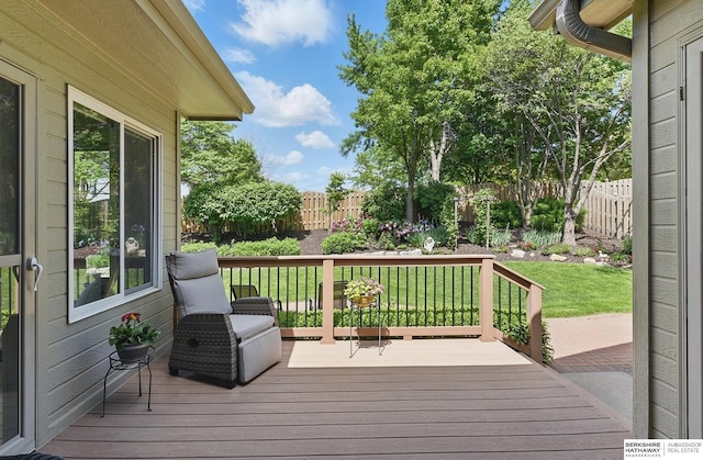 17616 Englewood St, Omaha, NE 68135 - view of wooden deck