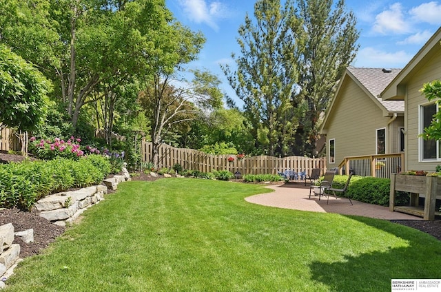 17616 Englewood St, Omaha, NE 68135 - view of yard featuring a patio
