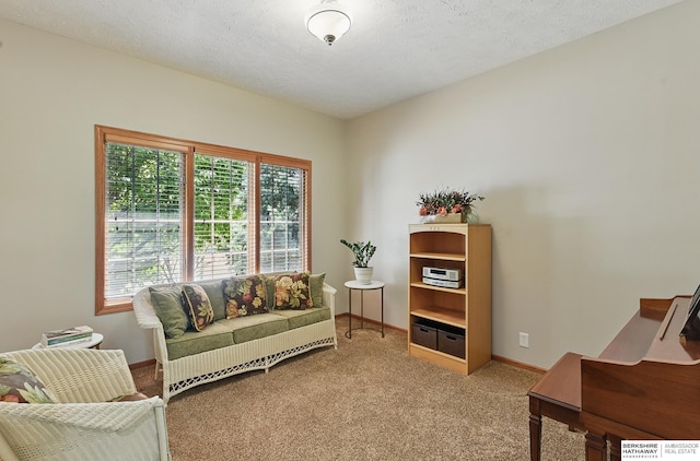 17616 Englewood St, Omaha, NE 68135 - sitting room featuring light carpet and baseboards