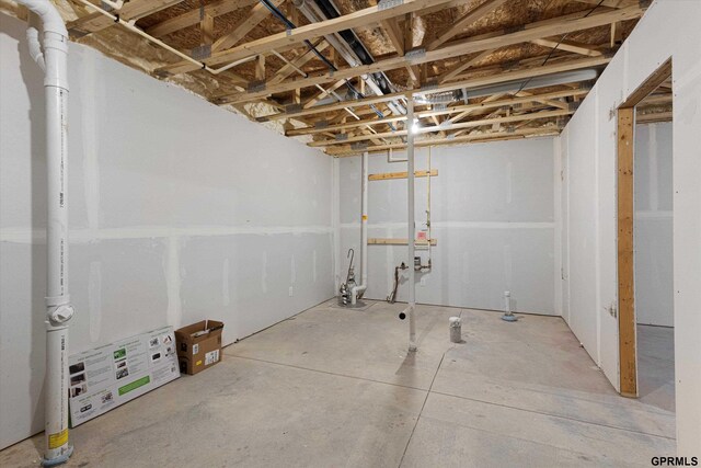 17312 Potter St, Bennington, NE 68005 - view of unfinished below grade area