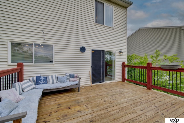 3003 Sheridan Rd, Bellevue, NE 68123 - deck with an outdoor hangout area