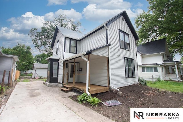 1801 Euclid Ave, Lincoln, NE 68502 - view of front of house with covered porch