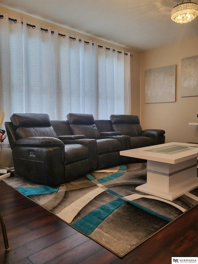 16228 Virginia St, Omaha, NE 68136 - living room featuring wood finished floors