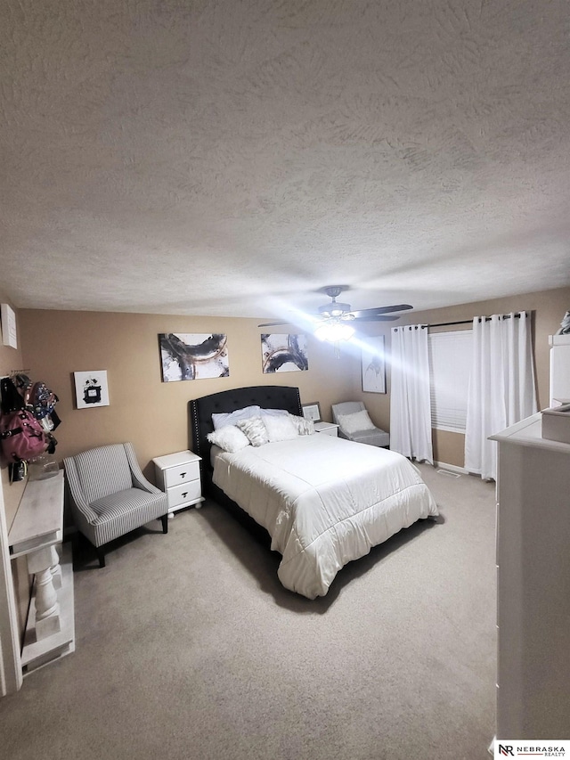 16228 Virginia St, Omaha, NE 68136 - carpeted bedroom with a textured ceiling
