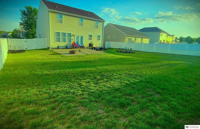 16228 Virginia St, Omaha, NE 68136 - back of property featuring a patio